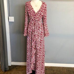 NWT JayGodfrey LS Floral Maxi Dress